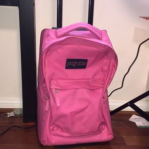 Hot Pink Jansport Rolling Backpack